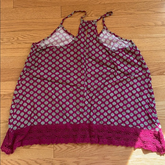 Patterned Racerback Tank - Picture 3 of 5